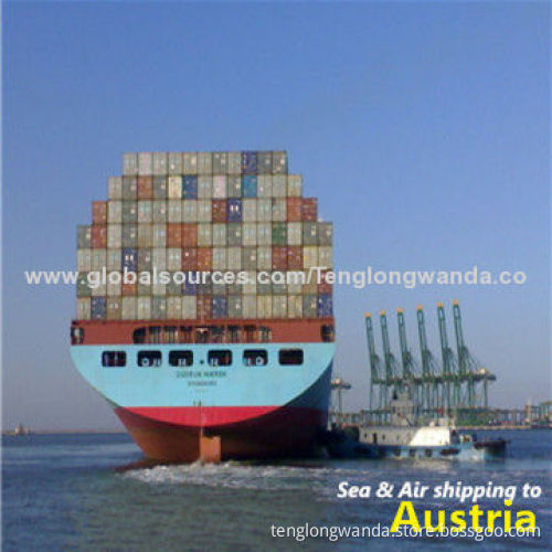 Shipping company to Vienna and Salzburg of Austria from Hong Kong Xiamen